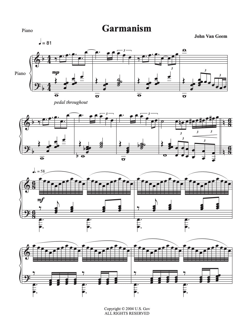 Garmanism - Solo piano piece